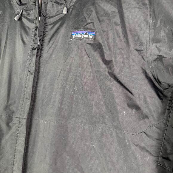 Patagonia Mens Torrentshell 3L Rain Jacket Size L Black Full Zip Nylon Shell - Picture 3 of 12